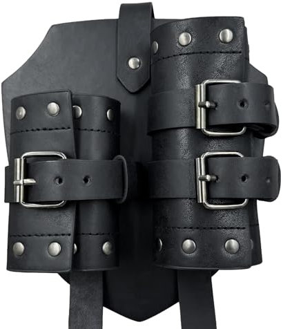 Shoulder Knives Belt | Adjustable Lightweight Knives Sheath Holder | Nordics Vikings Style Retro | Secure Knives Frog with Back Carry Strap | Belt for Men Women Outdoor Tacticals Use