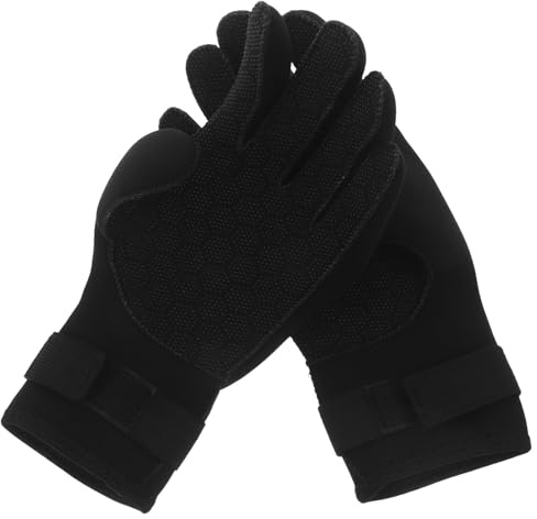 ibasenice Guanti da Sub in Neoprene Termici Impermeabili Antiscivolo per Uomo e Donna Guanti da Nuoto Caldi Resistenti per Snorkeling Immersioni e Sport Acquatici Taglia l