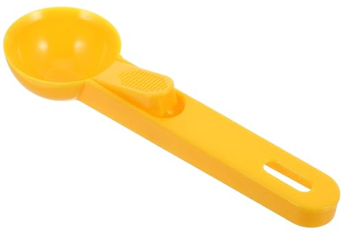 Cabilock Cuchara para Helado Reutilizable Resorte, Pequeña Pala de Plástico para Bolas de Melón y Frutas, Herramienta Multifunción para Cocina Doméstica, Fácil de Limpiar, Uso en Helados y