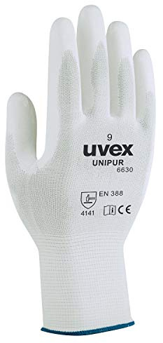 uvex Schutzhandschuh unipur 6630 weiß Gr. 10