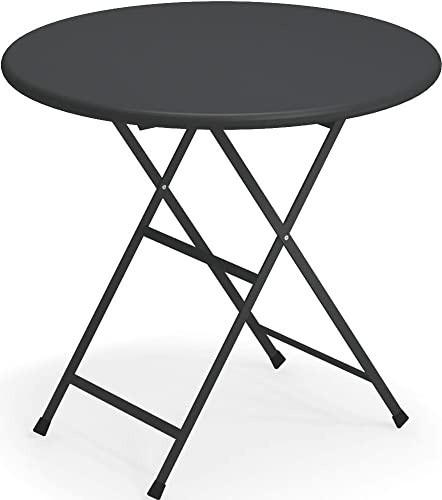EMU Arc en Ciel runder Klapptisch Ø cm. 80 Schwarz Farbe Code 24