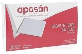 Aposán GASA ESTERIL DE TEJIDO SIN TEJER 10X20 CM 20 UNIDADES