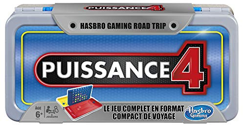 Hasbro Gaming Puissance 4 - Jeu de société Road Trip - Jeu de Voyage - Version Française