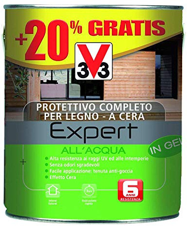 Protector Expert completo de madera, agua, nogal claro, 3 l