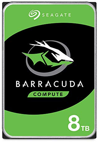 Seagate Barracuda internal hard drive for desktop PC, NAS (8.9 cm (3.5 inches), 64 MB cache, SATA-III 6 Gb/s) (Certified and Rebuilt), Capacity:8.000GB (8TB)