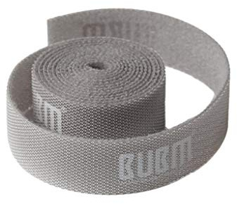 6 bridas de nailon para cables de montaje y cinta de bucle, color gris
