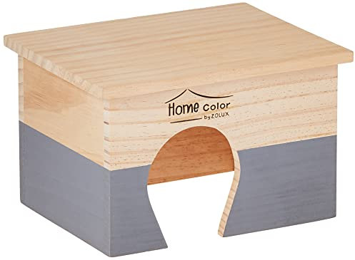 Zolux Maison pour Rongeur en Bois Taille M Grise