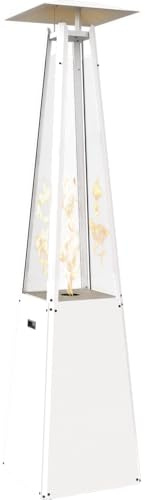 Kratki Paraplu Gasfornuis | Vrijstaande Buitenspot | Gewicht 48 kg, Maße (H 216,30 x L 50,10 x T 50,10 cm) | Brandstof: Propaangas, warmtevermogen: 12 kW