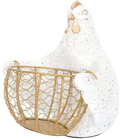 Yardwe Panier D ?ufs De Maille D De Poule D' de Paques : De Poulet de Fruits Compteur de Cuisine Organisateur pour à à La Maison De Rangement D Rack Distributeur D ?ufs
