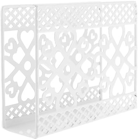 Ciieeo Porte-mouchoirs De Bureau en Fer Cœur Décoratif, Conçu Compact Et Léger, Résistant à La Décoloration, Organisateur De Serviettes pour Bureau Et Maison