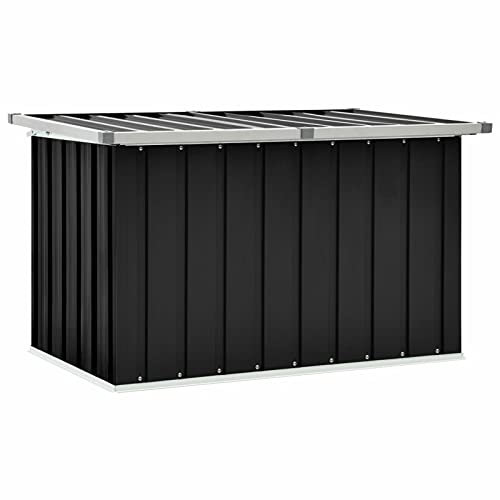 ShCuShan Gartenbox Anthrazit 109 x 67 x 65 cm Auflagenbox Wasserdicht Kissenbox Outdoor Wasserdicht Box FüR Gartenauflagen Garten Aufbewahrungsbox