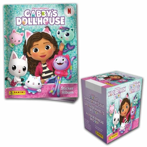 Panini Gabby´s Dollhouse Sticker Kollektion zur Serie (Box-Bundle)