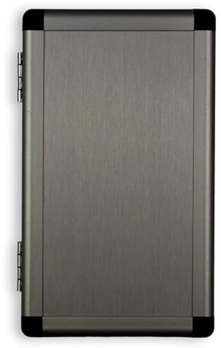 Bull's Aluma Case Silver - Aluminium Darts Case - Leichte und robuste Aufbewahrung für Darts und Zubehör - Starker Schutz mit stilvollem Design