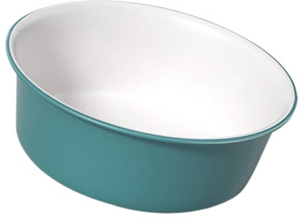 Beaupretty Plastic Foot Soaking Basin and Washing Basin, Large Green-white Two-tone Multifunctional Household Plastic Wash Tub for Bathroom and Kitchen Use