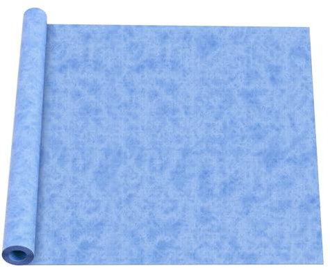 Teodute Lámina Impermeable 1mx10m, Membrana para Impermeabilización, Tela para Azulejos y Losas de Piedra, Balcones, Terrazas, Baños (Azul)