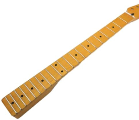 21 Bünde E-Gitarrenhals, Kanada-Ahorn-Gitarrenhals, Ahorn-Griffbrett für Tele-E-Gitarren Ersatzteile