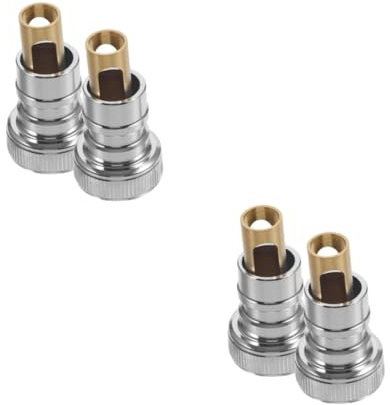 Angoily 4pcs Washer Quick Connection Water Stopper Kit Hose Adapter Acid Alkali Resistant