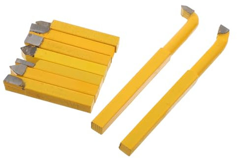 Mipcase Utensili e Accessori Per Lavorazione Portautensili Per Tornio in Lega Per Tornitura Metalli Di Utensili Da Taglio Punta in Carburo Compatto e Leggero