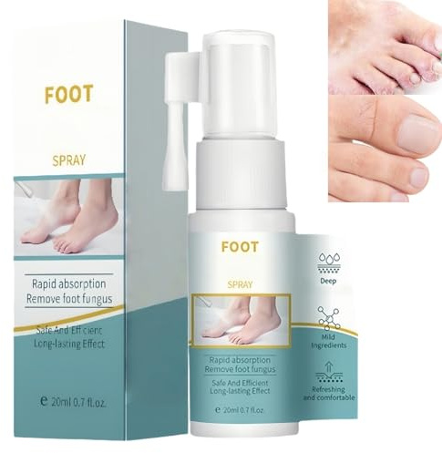 Athletes Foot Spray,Foot Fungal Treatment & Shoe Deodorizer Spray,Antifungal Foot Spra/y for Smelly Feet,Natural Formula,Fast-Acting Athletes Fo/ot Treatment Powder,Effective Care,for All Skin Types