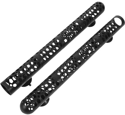 Abaodam 2pcs Aquarium Heater Guard Protector Sleeve Cover Heat Resistant Fish Tank Heater Safety Guard for Water Heating Rod