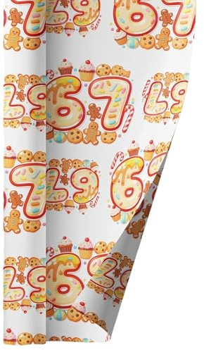 Gemustertes Weihnachtspapier – Kreative Geschenkverpackung | Lustiges Geschenkpapier zum Verpacken von Geschenken, Weihnachts-Bastelpapier zur Blumenstraußdekoration, dekorative 67 Weihnachtspapiere,