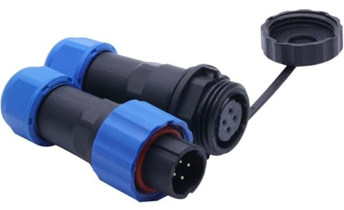 Homeponnew SP16 IP68 Wasserdichter Rundstecker mit 2 3 4 5 6 7 9 Pin Optionen für Industrie und Außenanwendungen 4-polig