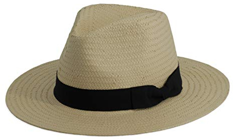 Gamble & Gunn Havanna Hut im Panama-Stil, cremefarben Gr. M (57 cm), cremefarben