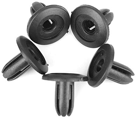 100 pezzi rivetti in plastica per auto diametro 6 mm foro foro portellone maniglia asta clip rivetti a pressione auto trim clip di fissaggio
