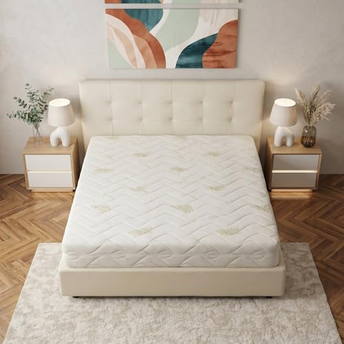 Materassimemory.eu - Materasso Wave Top Matrimoniale mis. 160x190 alto 23cm Anatomico, Imbottitura Fibra Ipoallergenica, Igienico, Confortevole, Spedito Sottovuoto Arrotolato, 100% Made in Italy
