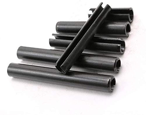F-MINGNIAN-SPRING 25 PS M2X6mm-20mm M2.5X6mm-20mm GB879 Stahl Spaltfederdübel Spannstift Federrolle Federrolle Federrolle Federspin Federgröße M2 M2.5, M2.5, 6 mm