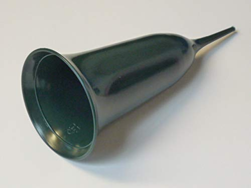 Wibo - Jarrón de plástico con forma de tulipán (32 x 12 cm), color verde