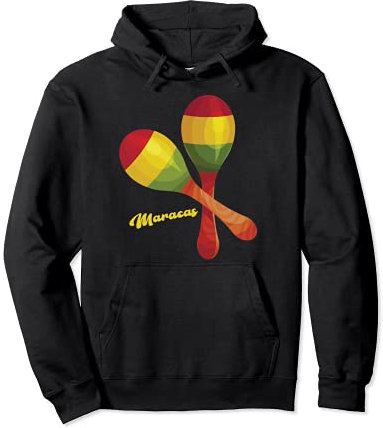 Maracas Percussion Musique Mexicaine Shaker Rumba Mexique Sweat à Capuche