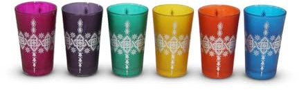 Lot de 6 verres à thé marocains Zaira | Safaary