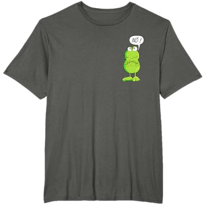 Statement Frosch I Nö Fun Design I Nein Comic Spruch T-Shirt