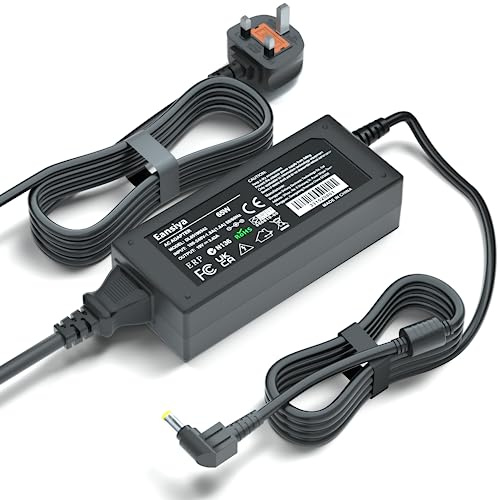 Eansiya 19V DC Adapter Monitor Power Cable Compatible with Asus MX279H VX239H VX279H MX239H LS246H LS248H-A ML228 PG278Q PG279Q VX238H VX238H-W VX228H VX248 VX248H VC239N S202N PT201