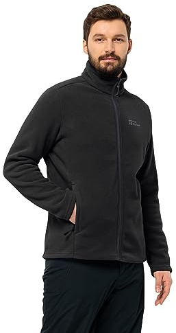 Jack Wolfskin Winterstein FZ M Fleecejacka, svart, 3XL herr, Svart, 3XL