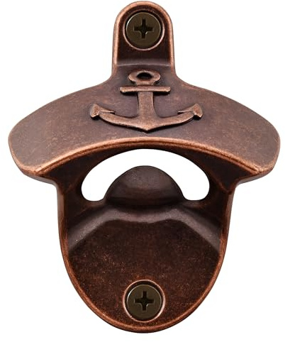 Luwanburg Rustic Anchor Beer Bottle Opener Wall Mounted with Screw