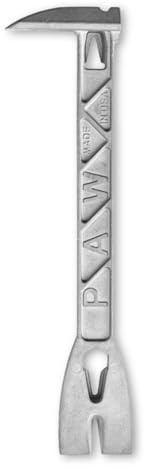 Boss Hammer Boss Trim Paw Nagelzieher mit breitem Walschwanz, 4 Zugpunkten, 13 mm Sechskantschlüssel und magnetischem Schlagfläche, ideal für Zier- und Finish-Arbeiten, hergestellt in den USA, 22,9 cm