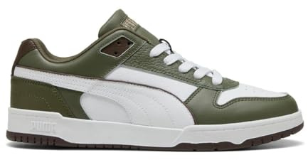 PUMA Rbd Game Low, sneakers för män, Loden grön Puma vit choklad, 46 EU