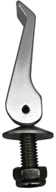 NORAZE 1 stücke M8 Edelstahl Können Hebel Exzenter Aluminium Einstellbare Schnellspanner Schraube Mutter Bike Sattelstütze Klemmmutter Hebel Spieß(M8X30 Stainless nut)
