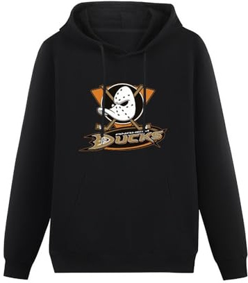 Mighty Ducks Anaheim Logo Hockey League Men's Hoody Size L
