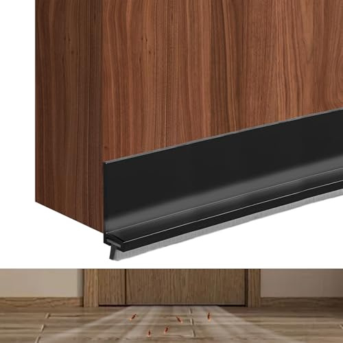 Türdichtung Zugluftstopper für Türen: Türdichtung Selbstklebend 5cm Breite Schalldichter Türschutz für Türen - Tür Windschutz, Schallschutz & Kälteschutz