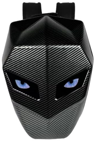 Gonetre Wasserdichter Herren-LED Motorrad-Rucksack für Herren, Hartschalen-Motorrad-Rucksack mit LED-Augen, Reitrucksack mit Programmierbarer Helm-Laptop-Tasche