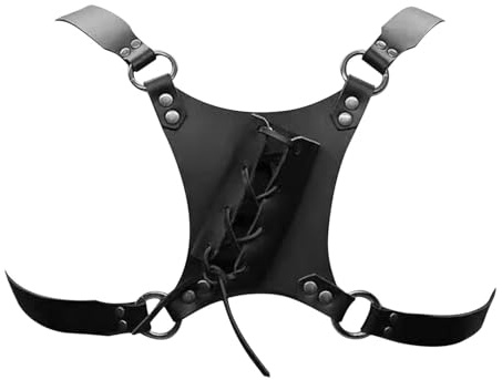 Uhngw Cosplay Schulterholster - Holster Mit Retro-Look Aus PU-Leder - Reisezubehör für Verschiedene Anlässe wie Urlaub Halloween Herbst Gothic Cosplay und Renaissance Partys