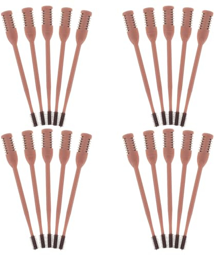 LRXIYODE Recortador de Vello Nasal Manual de Acero Inoxidable Doble Punta, 24 Piezas Estuche, Depilador Nasal para Mujeres y Hombres, Portátil y Seguro para Cuidado Personal