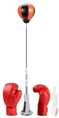 Box-Mit Ständer,Saugnapf-Schlagtrainingsgerät - Stehender Boxsack Für Den Haushalt,Für -Gym, Büro, Hinterhof, Spielzimmer, Erwachsene, Kinder, Jugendliche, Training, Fitness