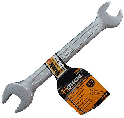 Hoteche Llave Plana Doble Boca 12/13mm Acero Cromo Vanadio