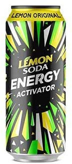 Lemonsoda Energy Activator Lemon Original 33 cl (3 Lattine)