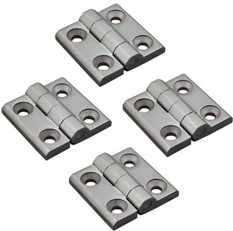 4× Industrial Hinges Thickened Door Hinges 304 Stainless Steel Extra Heavy Duty 60-200kg/pair Fire Door Butt Hinges Heavy Box Metal Frame Door