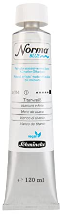 Schmincke NORMA Blue Titanweiß 120 ml, 21 114 012